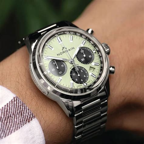 pistachio green watch